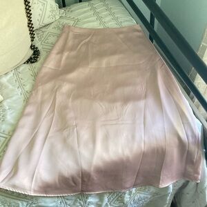 Satin skirt